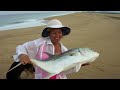Monster Fish--!!!!Mexican Jack Crevalle from shore!!!!