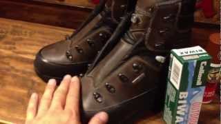 登山靴 手入れ  ローバー チベット  LOWA TIBET PRO  WAX塗り