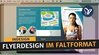 Indesign Tutorial Flyerdesign Im Faltformat Erstellen Teil 01 Youtube