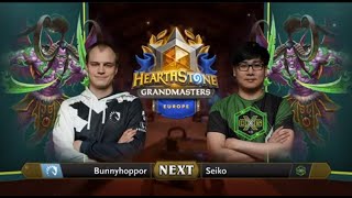 Bunnyhoppor vs Seiko - Division A - Hearthstone Grandmasters Europe 2020 Season 1 - Week 5