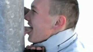 Image result for licking a frozen flagpole
