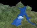 Animazione digitale della frana del monte Toc - Vajont
