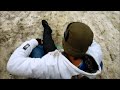 Snow sledge child wipeout