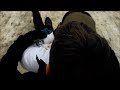 Snow sledge child wipeout