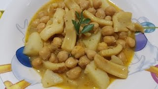 Garbanzos Con Calamares ¡Estan Ñiñiñi!