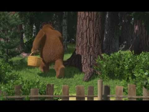 Кадр из клипа «Про варенье» на песенку из мультфильма «Маша и Медведь : День варенья (серия 9)»