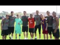 Macam Tak Percaya - Justin Bieber Main Bola Dengan Team Barca