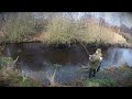 Fly fishing for seatrout, Lerkenfeldt Å, Denmark.