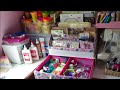 Organizador para scrapbook, papeleria, oficina o materiales escolares.