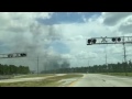 Fuel tanker crash in Mulberry