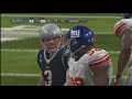 Madden NFL 12 スーパーボール NYジャイアンツvsNEペイトリオッツ part1