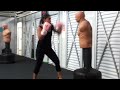 Klaere Martin On her first Boxing Private With Top Trainer Luis Rodriguez Of Team Chaos Inc