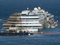 Costa Concordia then and now
