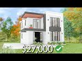 (7x9 Meters) Modern Small House Design  2 Bedrooms House Tour  Small lot_a &27000