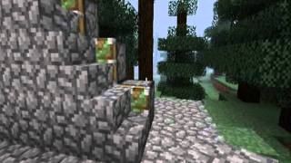 Скрытая лестница В Minecraft