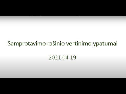 Nacionalinė švietimo agentūra. Nuotolinė konsultacija „Samprotavimo rašinio vertinimo ypatumai“