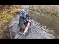 24 Pound Steelhead Bobber & Pink Worm Oregon Coast Fishing
