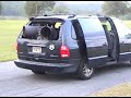 Van with gas turbine helicopter engine
