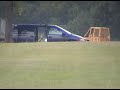 Van with gas turbine helicopter engine