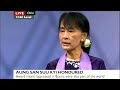 Aung San Suu Kyi Nobel Peace Prize Speech