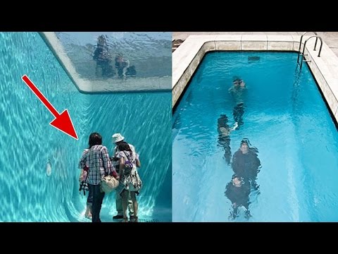 أغرب 5 حمامات سباحة فى العالم - صوت وصوره لايف