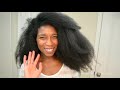Blow Drying Without Heat! Heatless Blow Out | Natural Hair