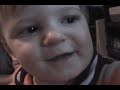 Funny Baby Laughs At His Hiccups With Mom