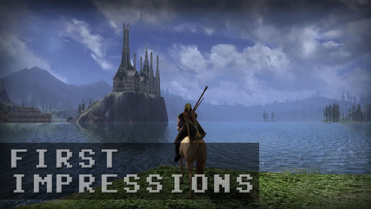 Lord of the Rings Online Gameplay - First Impressions HD