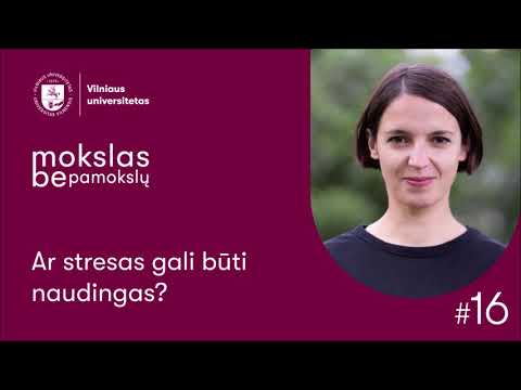 VU mokslas be pamokslų. Ar stresas gai būti naudingas?