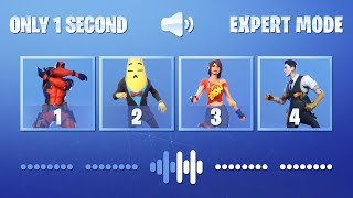 GUESS THE FORTNITE DANCE LISTENING ONLY 1 SECOND - FORTNITE CHALLENGE | tusadivi