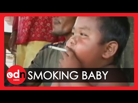 What happened to the Indonesian smoking baby?
