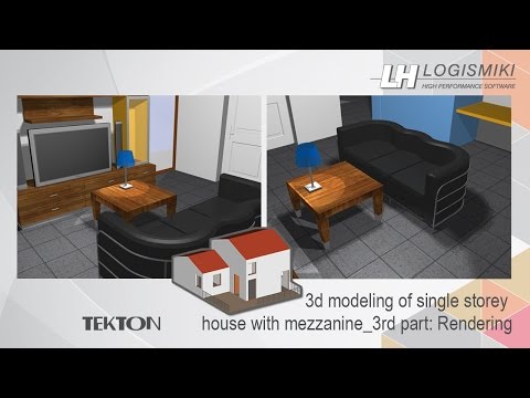 Tekton - Rendering / single storey house tutorial (3/3)