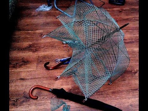 Раколовка из зонтика своими руками Раколовка из зонтика своими руками