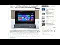Hands On With the Microsoft Surface For Windows RT