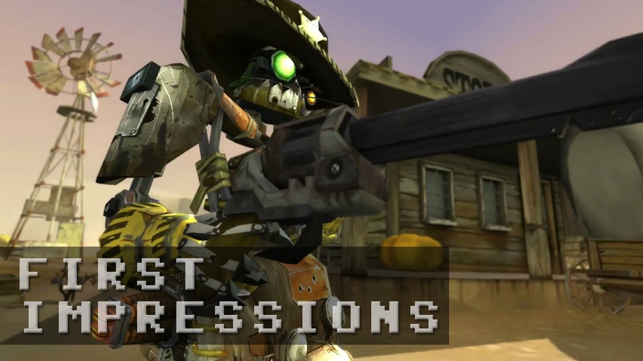 GUNS and ROBOTS Gameplay - First Impressions HD