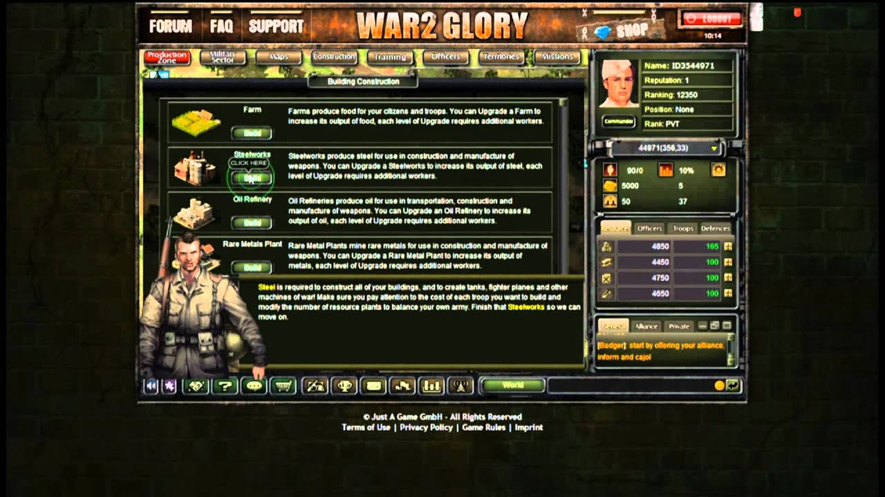 War 2 Glory Full Gameplay and Review