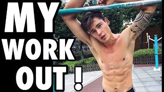 MY MALE MODEL WORKOUT! Full Body Circle