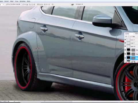 years ago Virtual tuning A Peugeot 207 in Photoshop Cs3 