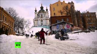 Сноубординг в центре Киева