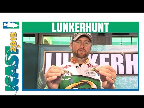 lunkerhunt natural series hatch spin  natural with flw pro matt arey  icast 2015