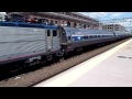 Amtrak GM Electro-Motive Diesel AEM-7 #917 on Northeast Regional Train 161 departing New Haven
