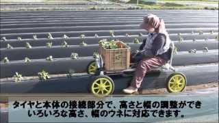 イモ定植台車の紹介 - YouTube