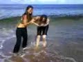 girls at beach