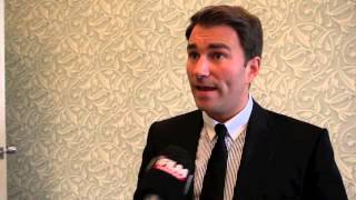 EDDIE HEARN TALKS SCOTT QUIGG SIGNING, FRAMPTON, McGUIGAN, BELLEW & HAYE v FURY  / iFILM LONDON