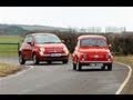 Fiat 500 meets its ancestor video