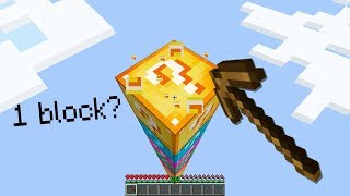 Minecraft UHC but you only get 1 Lucky Block...