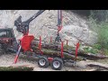 Beha Rückewagen T 1300,Crane 8060 mit Seitenhochsitz , 1,5-1,7 t Stamm ca.7 m