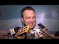 2011 Ford World Men's Curling Championship - Draw 11 Media Scrum