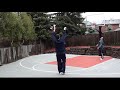 IN THE RAIN! Nik Stauskas shoots 92% (70/76) 46 in a row in 5 minutes