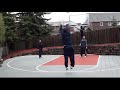 IN THE RAIN! Nik Stauskas shoots 92% (70/76) 46 in a row in 5 minutes